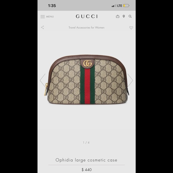 Gucci Ophidia large cosmetic case - Picture 2 of 11